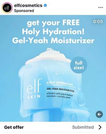 Possible Free Sample of e.l.f. Holy Hydration Makeup Melting Cleansing Balm