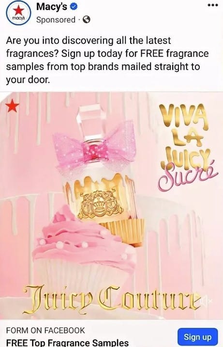 Free Acqua di Gioia Sample Box from Macy’s