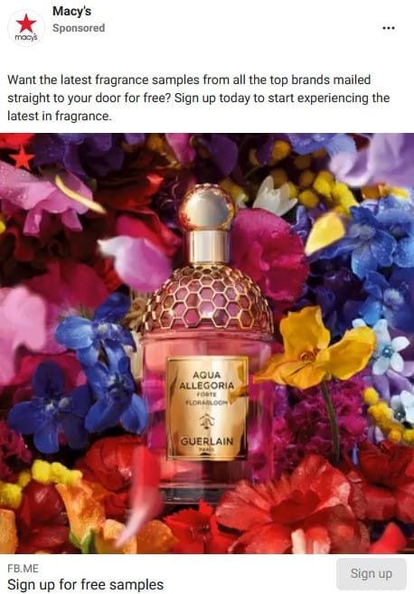 Free Acqua di Gioia Sample Box from Macy’s