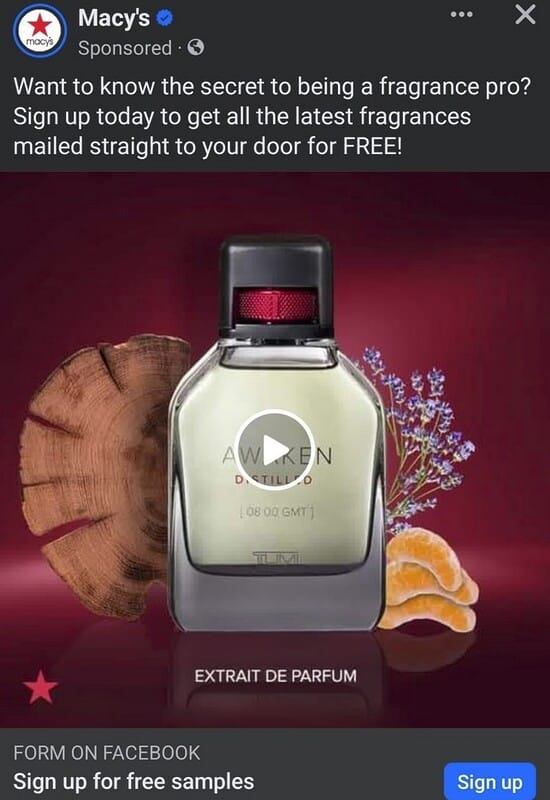 Free Acqua di Gioia Sample Box from Macy’s