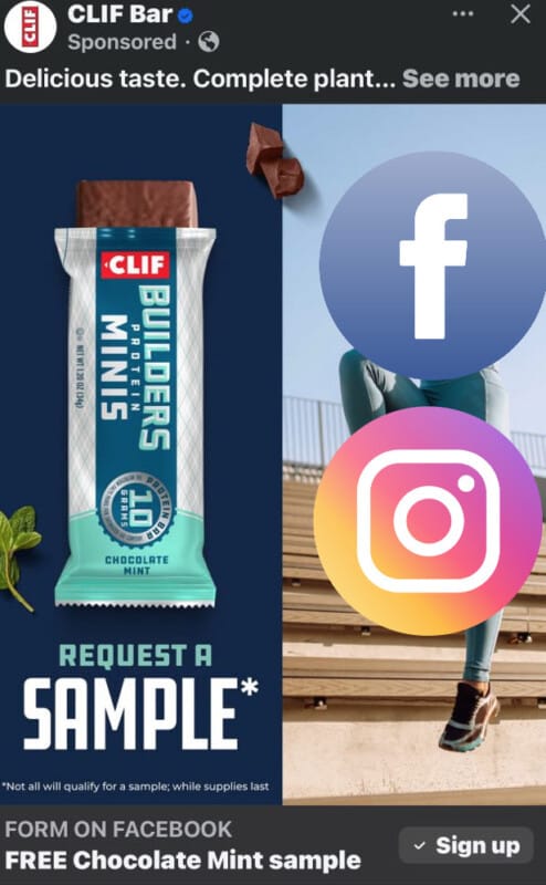 Free CLIF Builders Minis Chocolate Mint Protein Bar