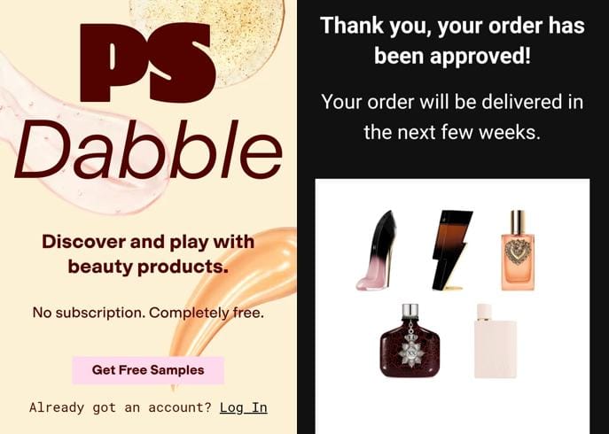 FREE Macys Perfume Sample Box from PopSugar Dabble
