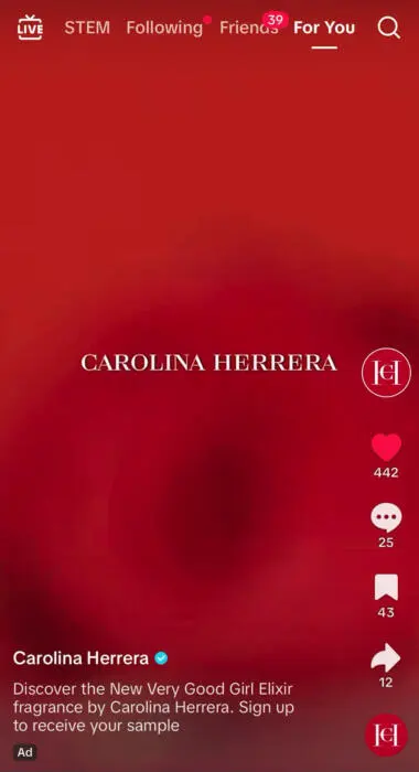 Possible Free Carolina Herrera Very Good Girl Elixir Fragrance Sample