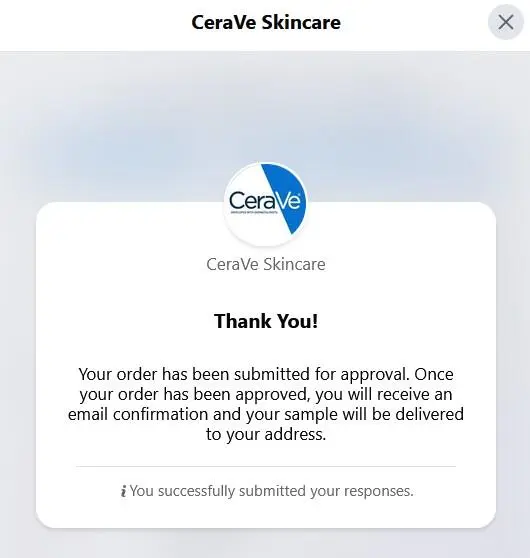 Possible FREE CeraVe Ultra-Light Moisturizing Gel Sample