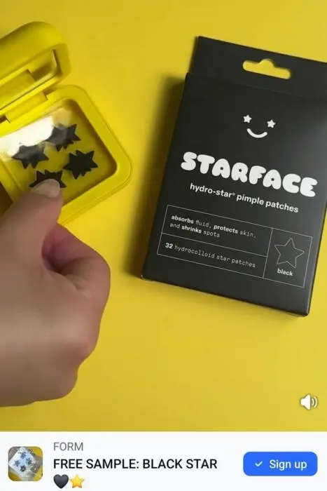 POSSIBLE FREE Starface Black Star Pimple Patch Samples