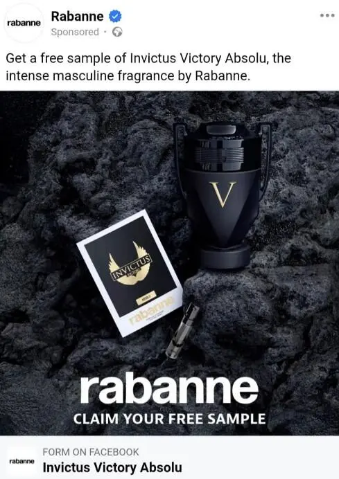 Possible Free Rabanne Invictus Victory Absolu Fragrance Sample