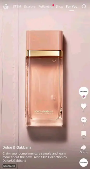 POSSIBLE FREE Dolce & Gabbana Fresh Skin Collection Sample Pack