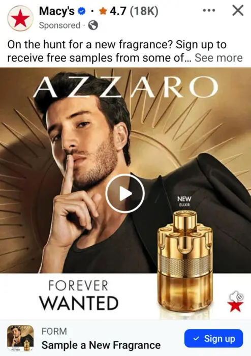 NEW! Possible FREE Fathers Day Macy's Perfume Sample Box