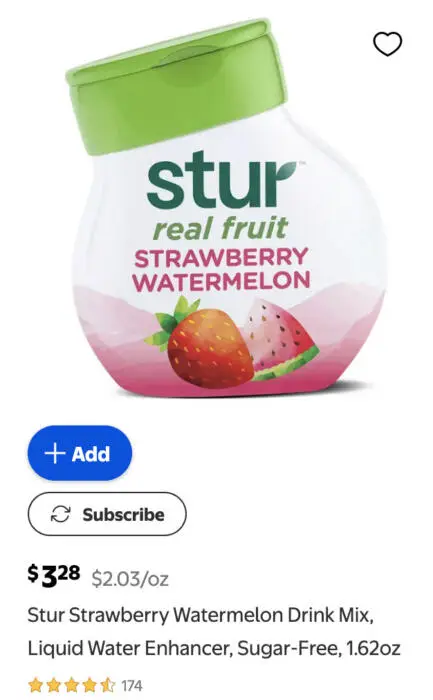 FREE Stur Liquid Water Enhancer at Walmart! (ibotta)