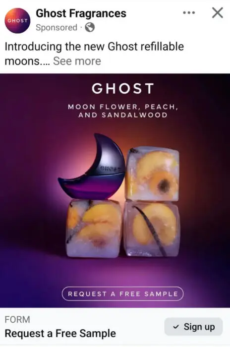 Possible Free Ghost Fragrance Samples