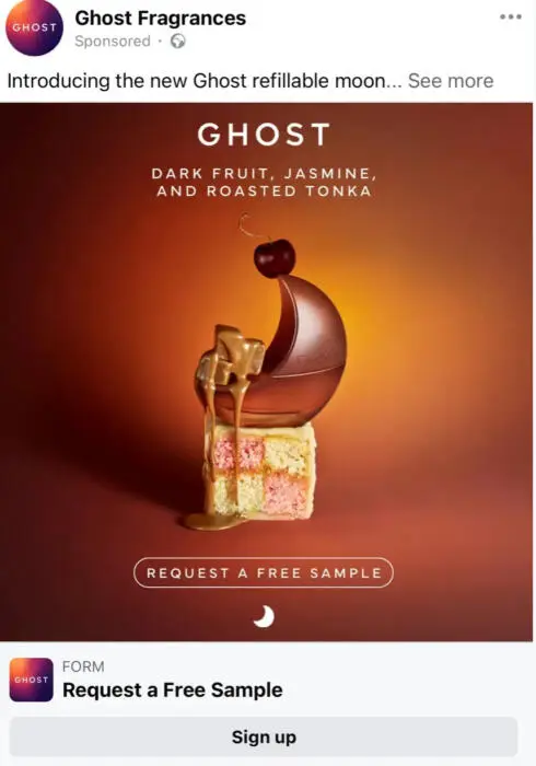 Possible Free Ghost Fragrance Samples