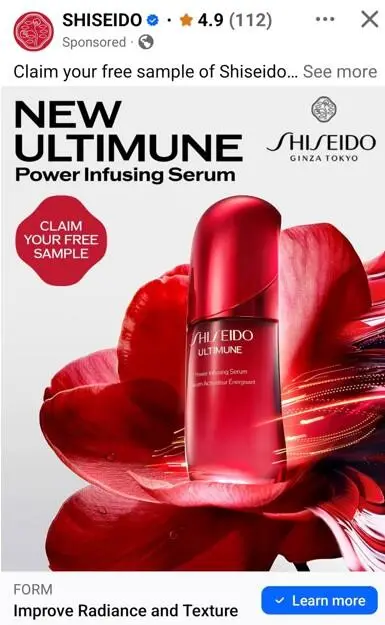 Possible Free Shiseido Ultimune Power Infusing Serum Samples