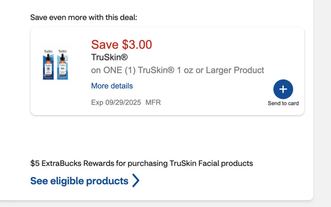 FREE TruSkin Niacinamide Serum at CVS After Rewards!