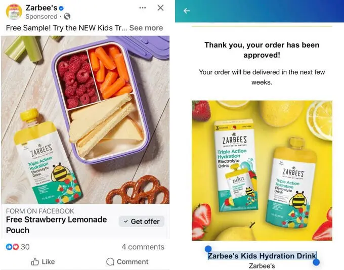 Possible Free Zarbee’s Kids Triple Action Hydration Electrolyte Drink Sample