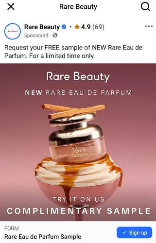 Possible Free Rare Beauty Rare Eau de Parfum Sample September 2, 2025 Possible Free Rare Beauty Rare Eau de Parfum Sample