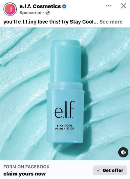 Possible Free e.l.f. Stay Cool Primer Stick Sample