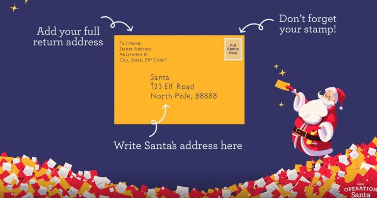 Give or Receive Christmas Gifts with USPS Operation Santa!