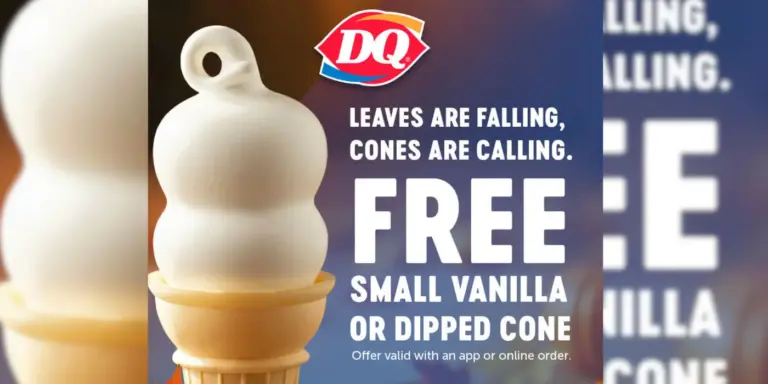 FREE Small Cone with Purchase at Dairy Queen