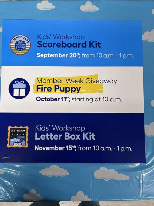 Free Fire Safety Plush at Lowe's for Rewards Members!