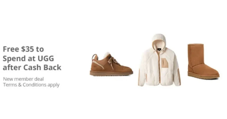 $35 Cash Back on UGG Purchase w/ TopCashback Offer October 20, 2025 $35 Cash Back on UGG Purchase w/ TopCashback Offer