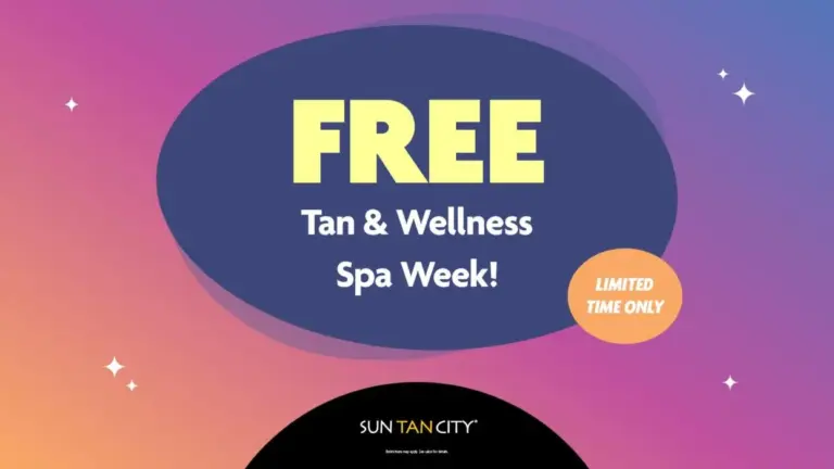 Free Tan & Wellness Week at Sun Tan City – Ends October 31