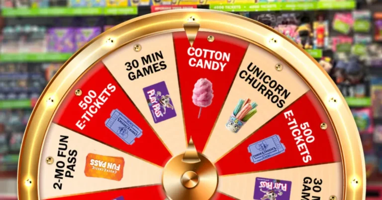 Spin to Win Freebies at Chuck E. Cheese