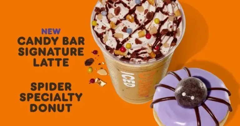Try Dunkin's New Candy Bar Latte & Halloween Treats!