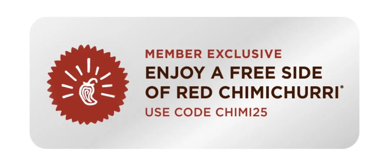FREE Red Chimichurri at Chipotle – Now Through October 26 October 24, 2025 FREE Red Chimichurri at Chipotle – Now Through October 26