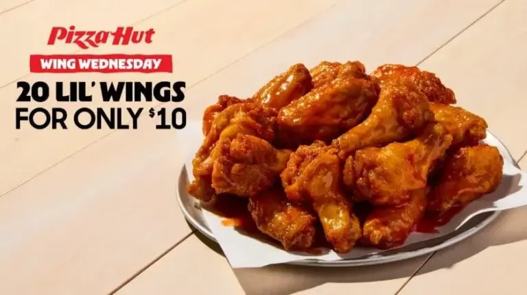 20 Pizza Hut Wings for Just $10 Every Wednesday!