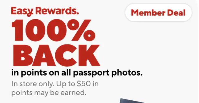 Free Passport Photos at Staples After 100% Cashback