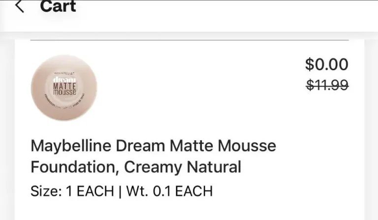 Free Maybelline Dream Matte Mousse at CVS