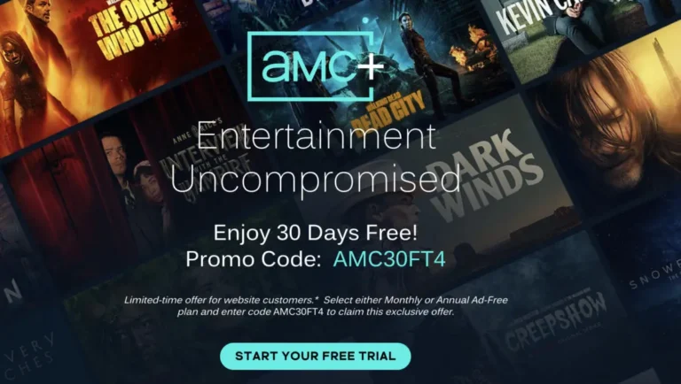 FREE 30-Day AMC+ Ad-Free Streaming Trial October 28, 2025 FREE 30-Day AMC+ Ad-Free Streaming Trial