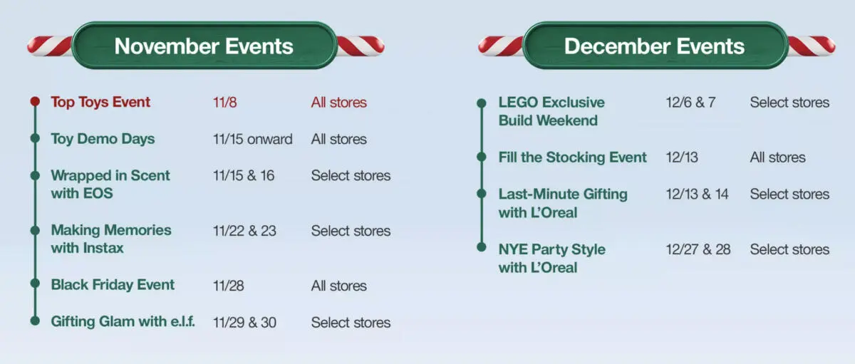 Free Holiday Fun at Target! Magic Events Start November 8th