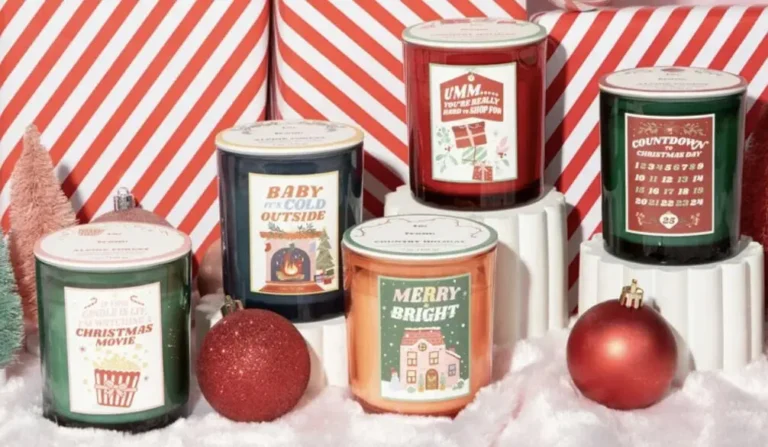 Mainstays 1-Wick Holiday Glass Jar Candle Only $4!