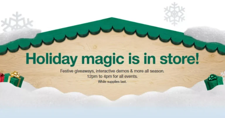 Free Holiday Fun at Target! Magic Events Start November 8th October 29, 2025 Free Holiday Fun at Target! Magic Events Start November 8th