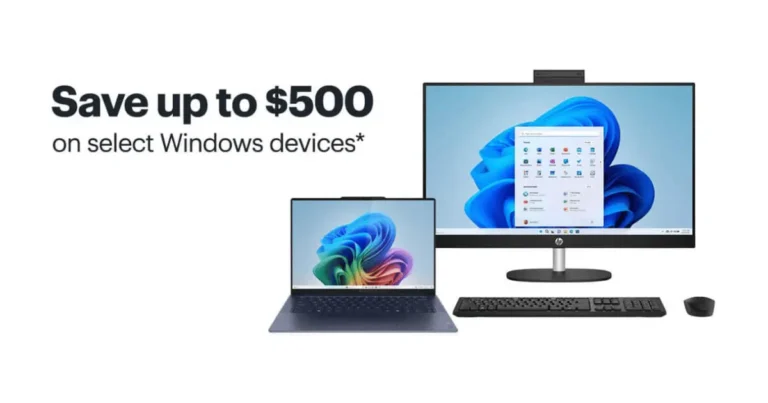 $500 off on Select Windows Devices at Best Buy