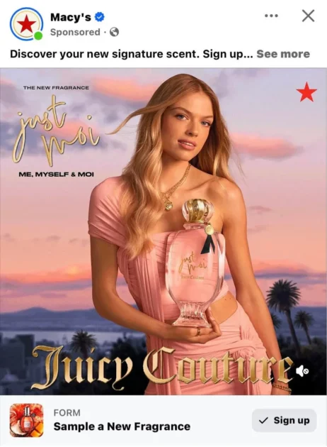 FREE Juicy Couture Moi Eau de Parfum Sample from Macy’s