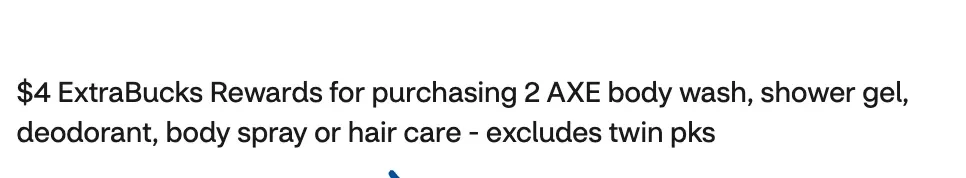 FREE Axe Body Wash at CVS by stacking these coupons (reg $12)