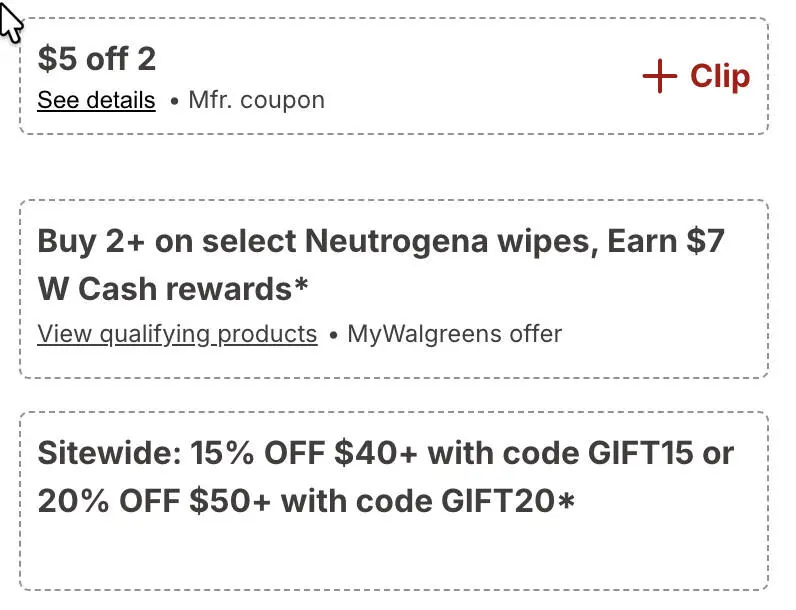 Free Neutrogena Makeup Remover Wipes at Walgreens