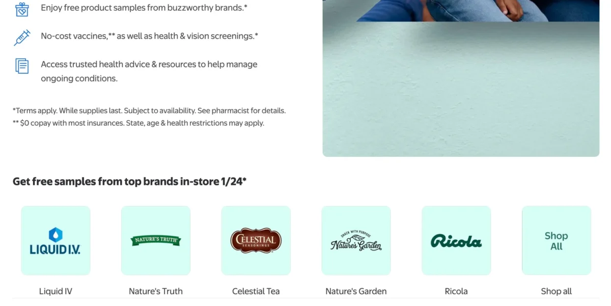 Free Wellness Event + Free Samples at Walmart with Samples (Jan 24)