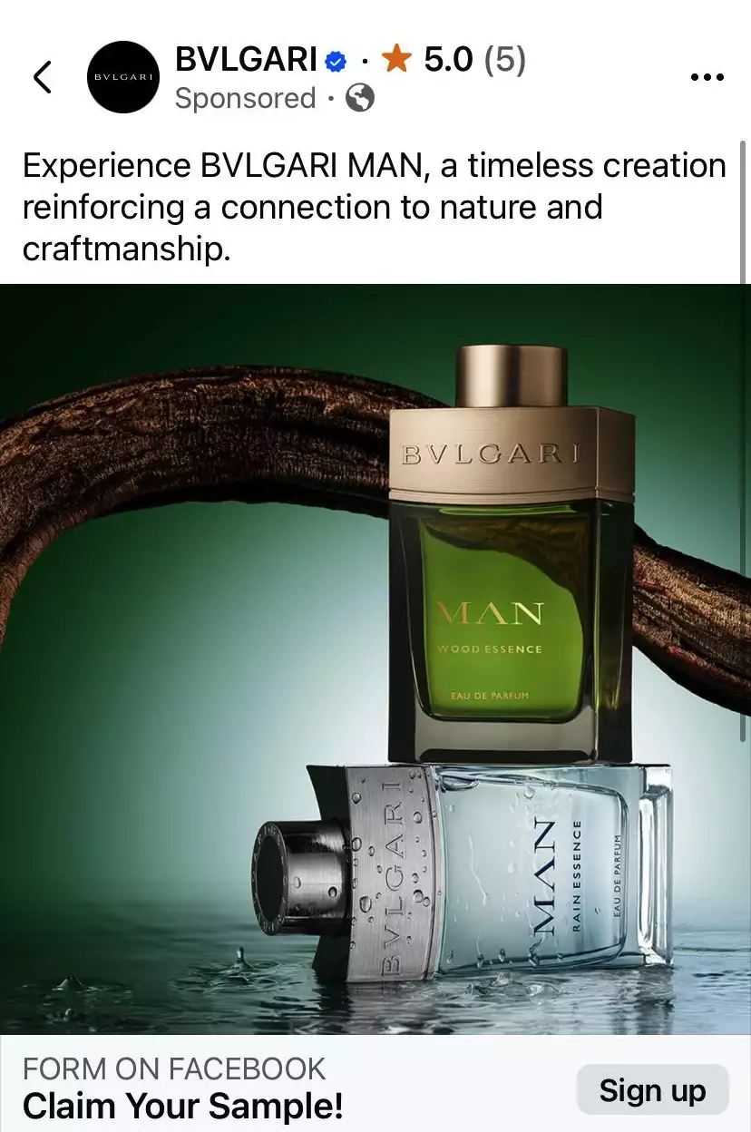 Possible Free Bvlgari Man Collection Fragrance Sample