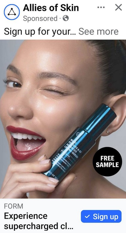 Possible Free Allies of Skin Advanced Lifting Serum Sample