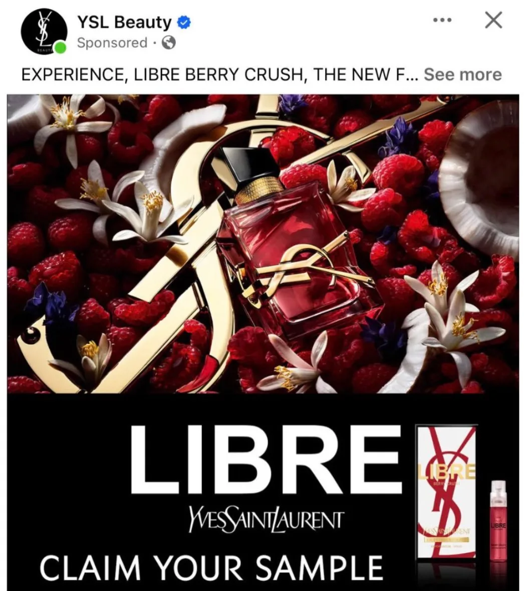 Possible Free Yves Saint Laurent Libre Berry Crush Fragrance Sample