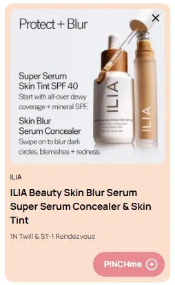 Free ILIA Beauty Skin Blur Serum Super Serum Concealer & Skin Tint