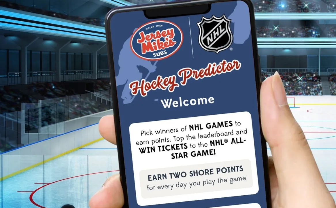 Free Jersey Mike's Shore Points for a Sub (NHL Predictor Game)