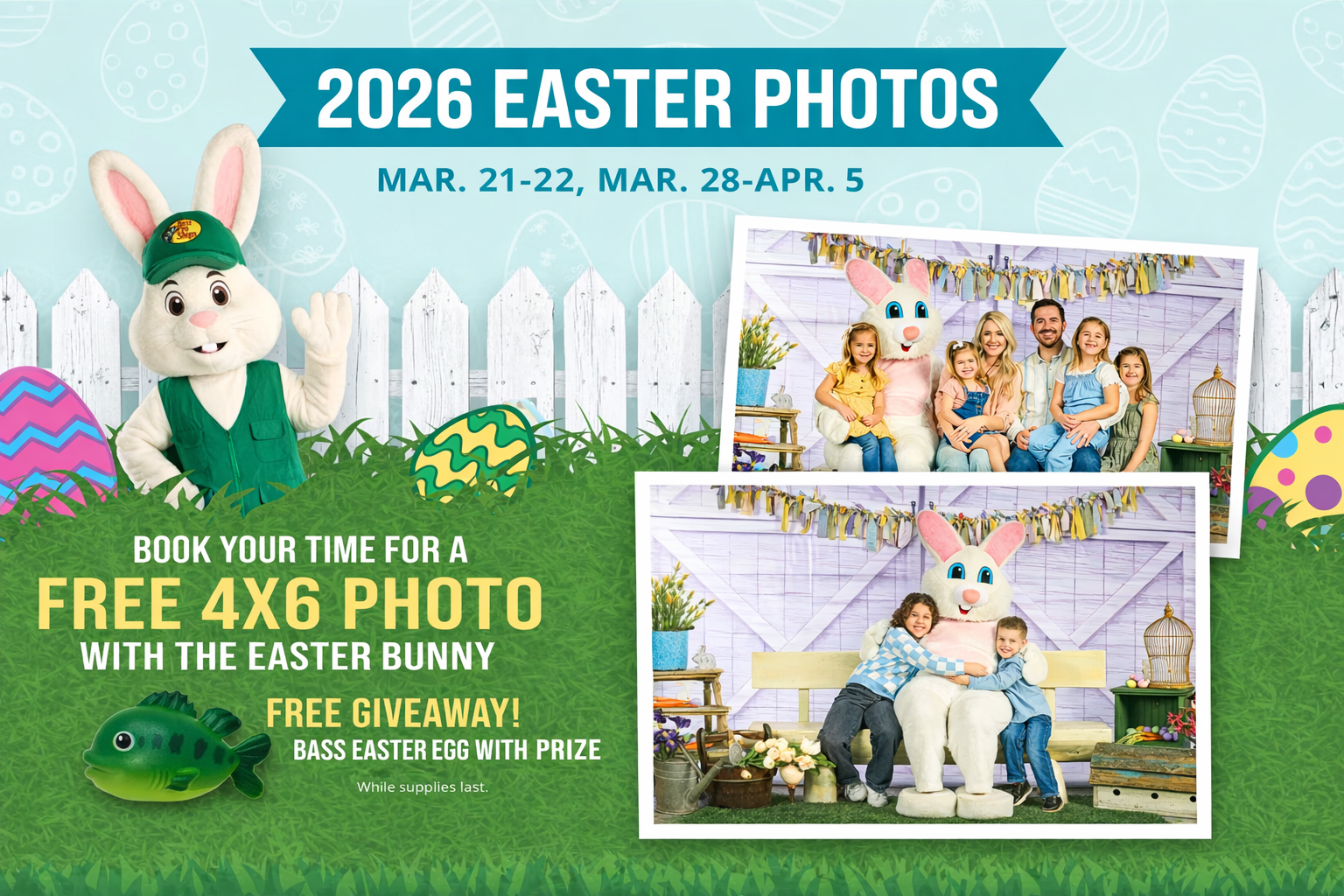 Free Easter Photo at Bass Pro Shops and Cabela's