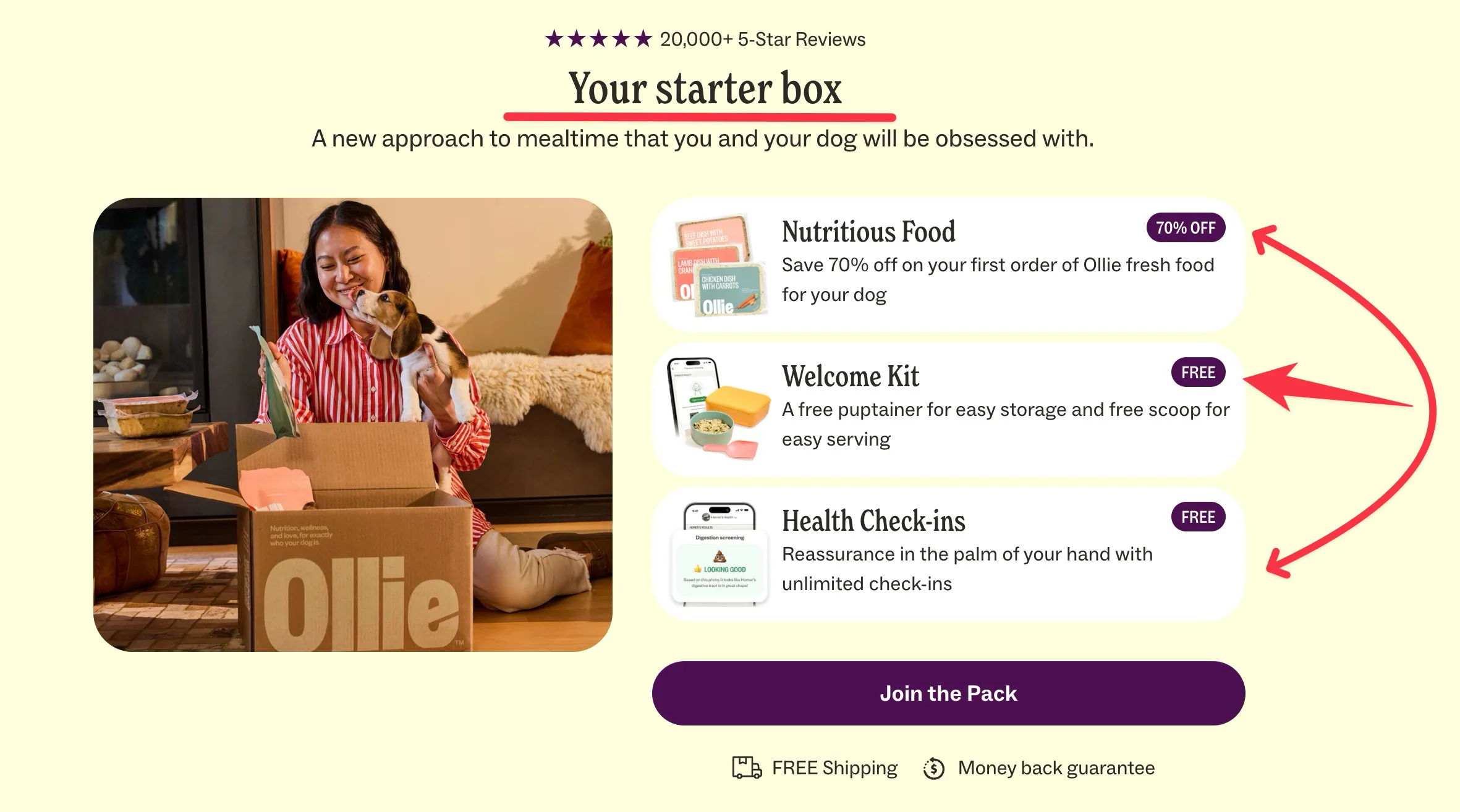 Free Ollie Starter Kit + Get 70% Off Your First Box