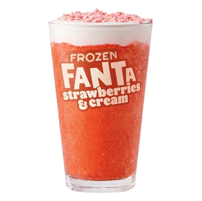 New Frozen Strawberries & Cream Drink at Burger King from $2.49